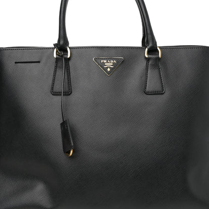 Prada Saffiano Lux Large Tote Black 8 of 10