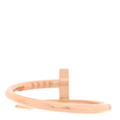 Cartier 18K Pink Gold Small Juste Un Clou Ring 50 5.5 3 of 5