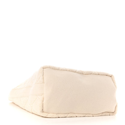 Chanel Terry Cotton CC Beach Tote Towel Set Ivory 5 of 10