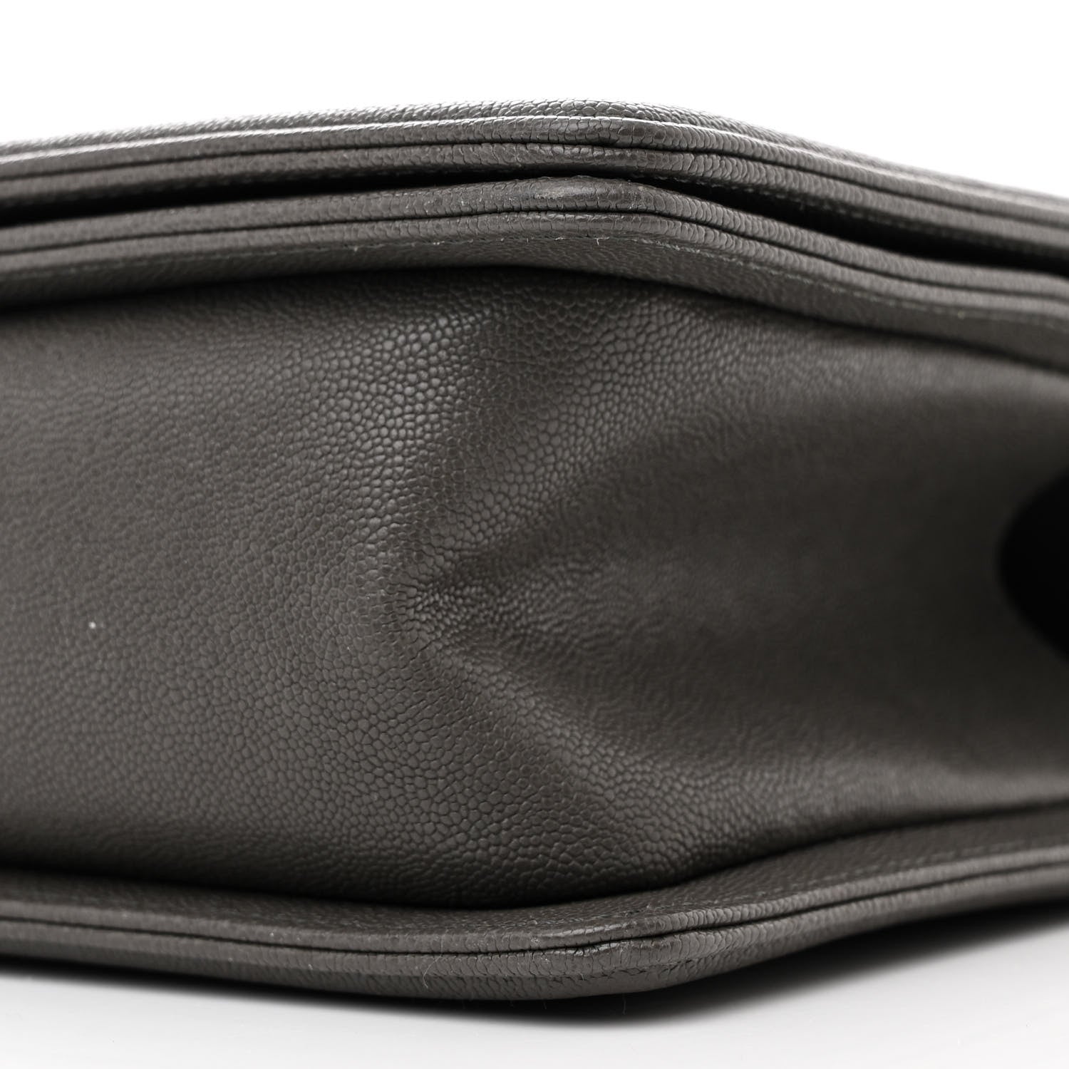 Chanel Caviar Quilted Medium Boy Flap Grey 10 of 10