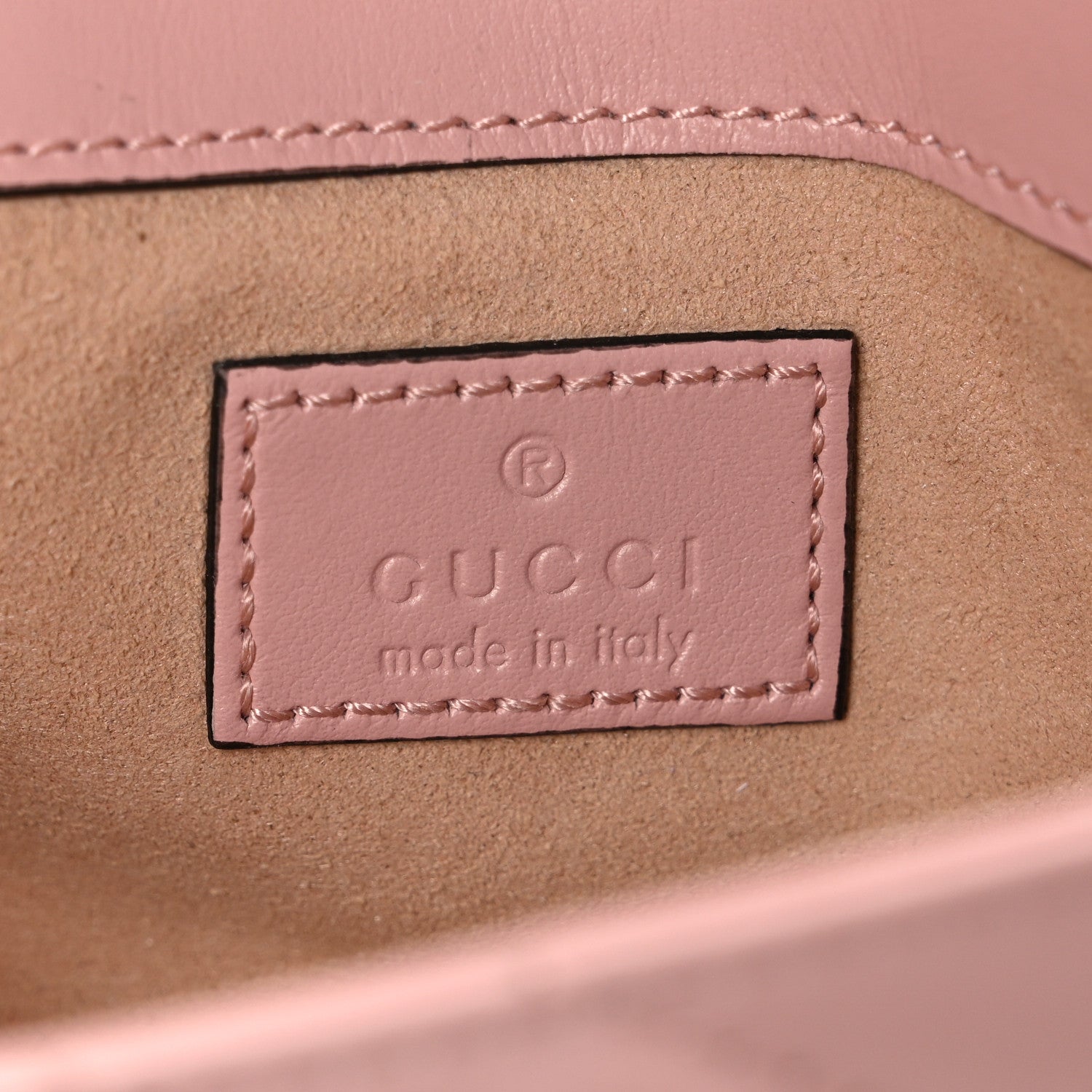 Gucci Calfskin Matelasse Monochrome GG Marmont Chain Belt Bag Perfect Pink 6 of 10