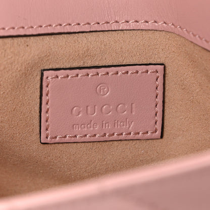 Gucci Calfskin Matelasse Monochrome GG Marmont Chain Belt Bag Perfect Pink 6 of 10