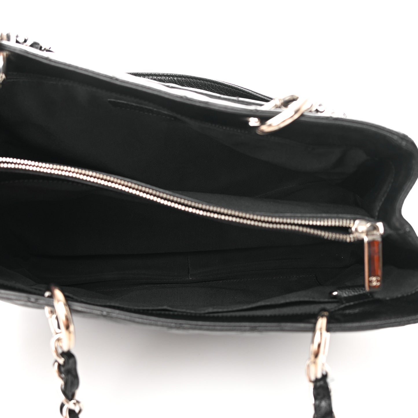 Caviar Quilted Grand Shopping Tote GST Black