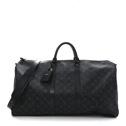 Louis Vuitton Monogram Eclipse Keepall Bandouliere 55 1 of 10