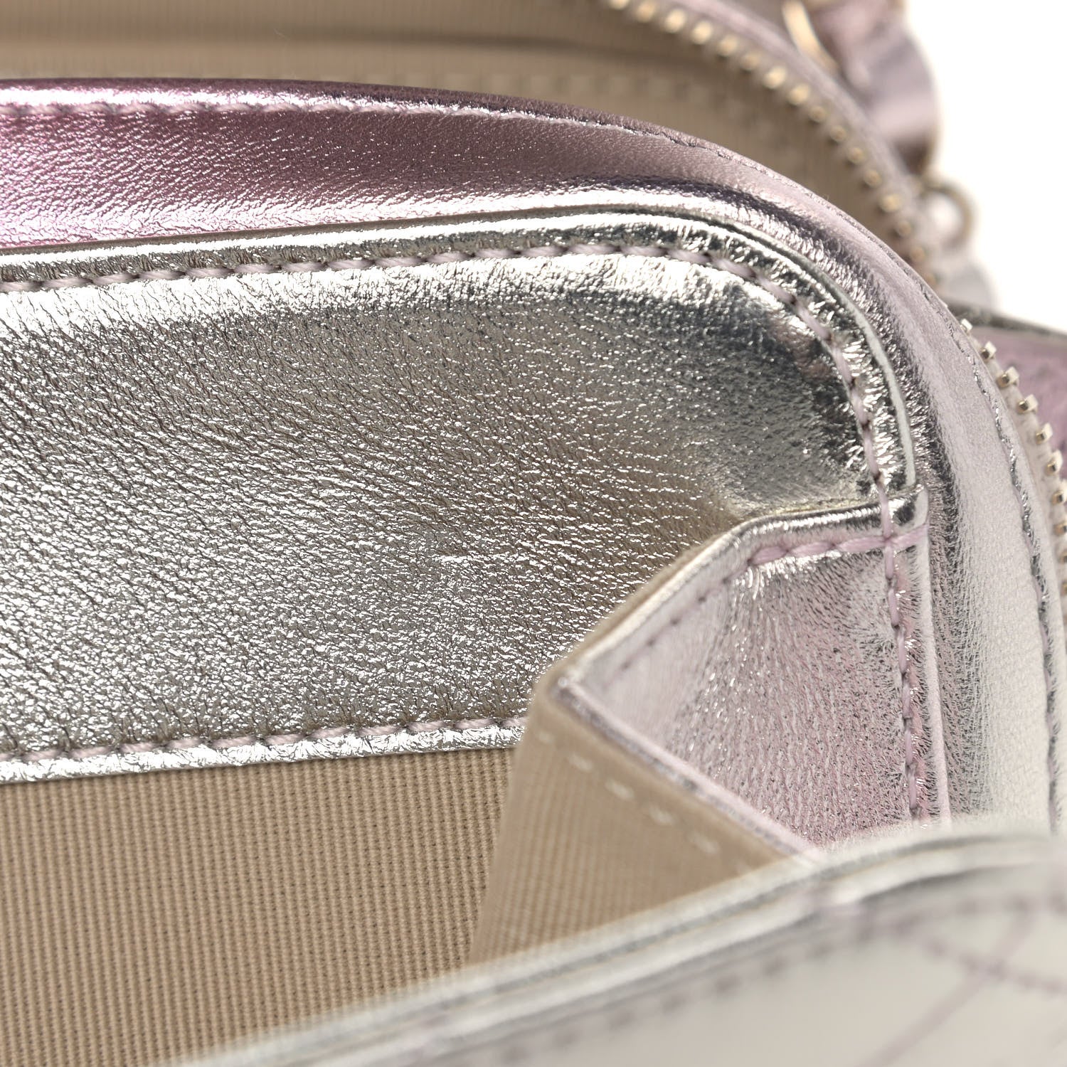 Chanel Metallic Lambskin Like A Wallet Flap Golden Pink 10 of 12