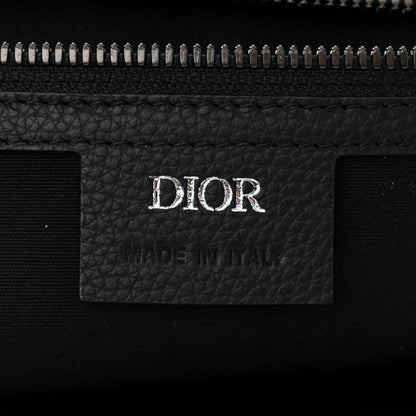 Christian Dior Maxi Oblique Jacquard Weekender 40 Beige Black 6 of 10