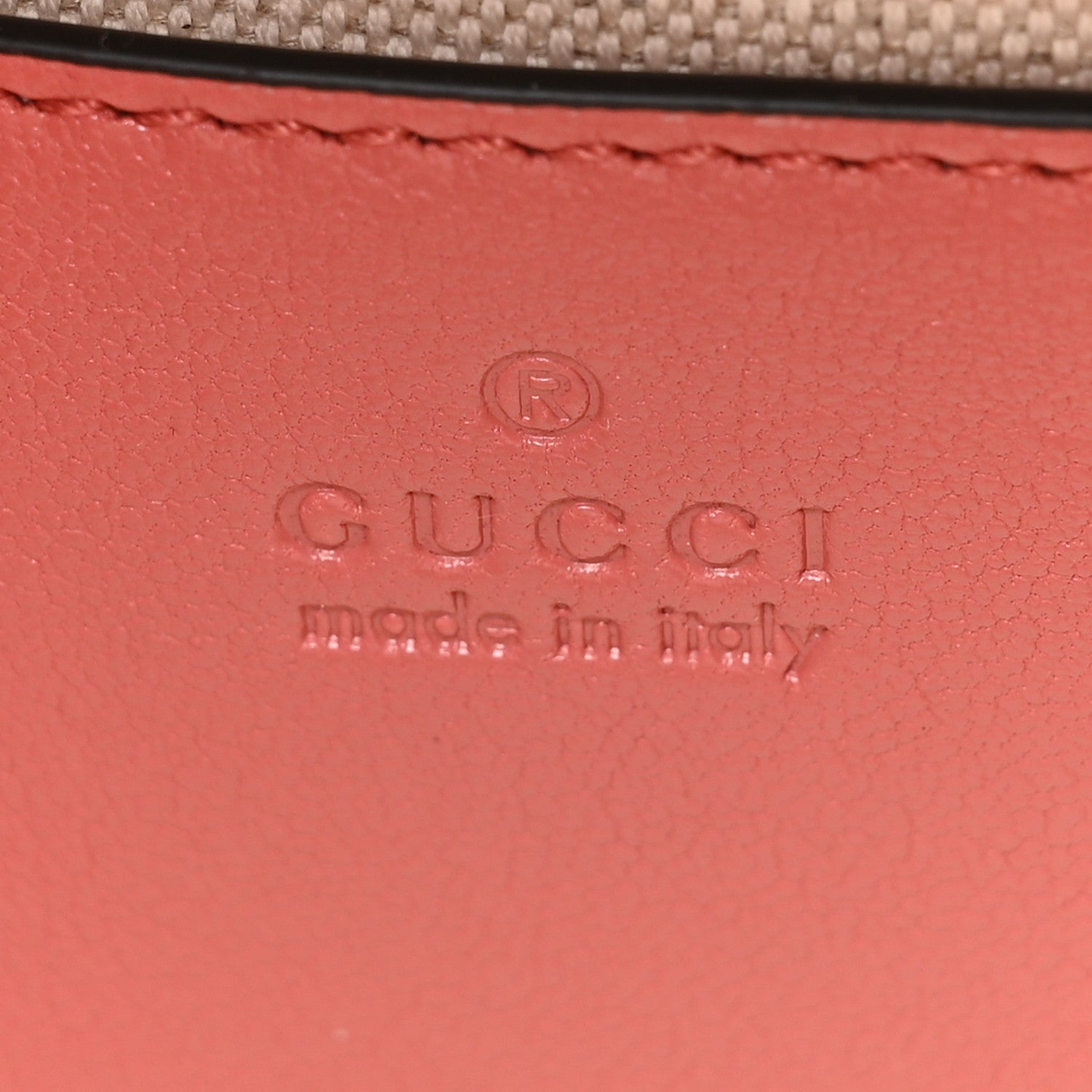 Gucci Sakai Be Green Calfskin Diagonal Stitched Blondie Top Handle Bag Pink 6 of 9