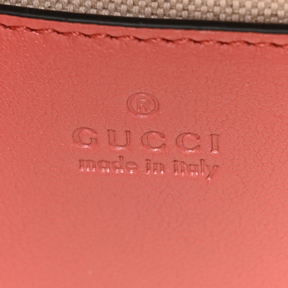 Gucci Sakai Be Green Calfskin Diagonal Stitched Blondie Top Handle Bag Pink 6 of 9