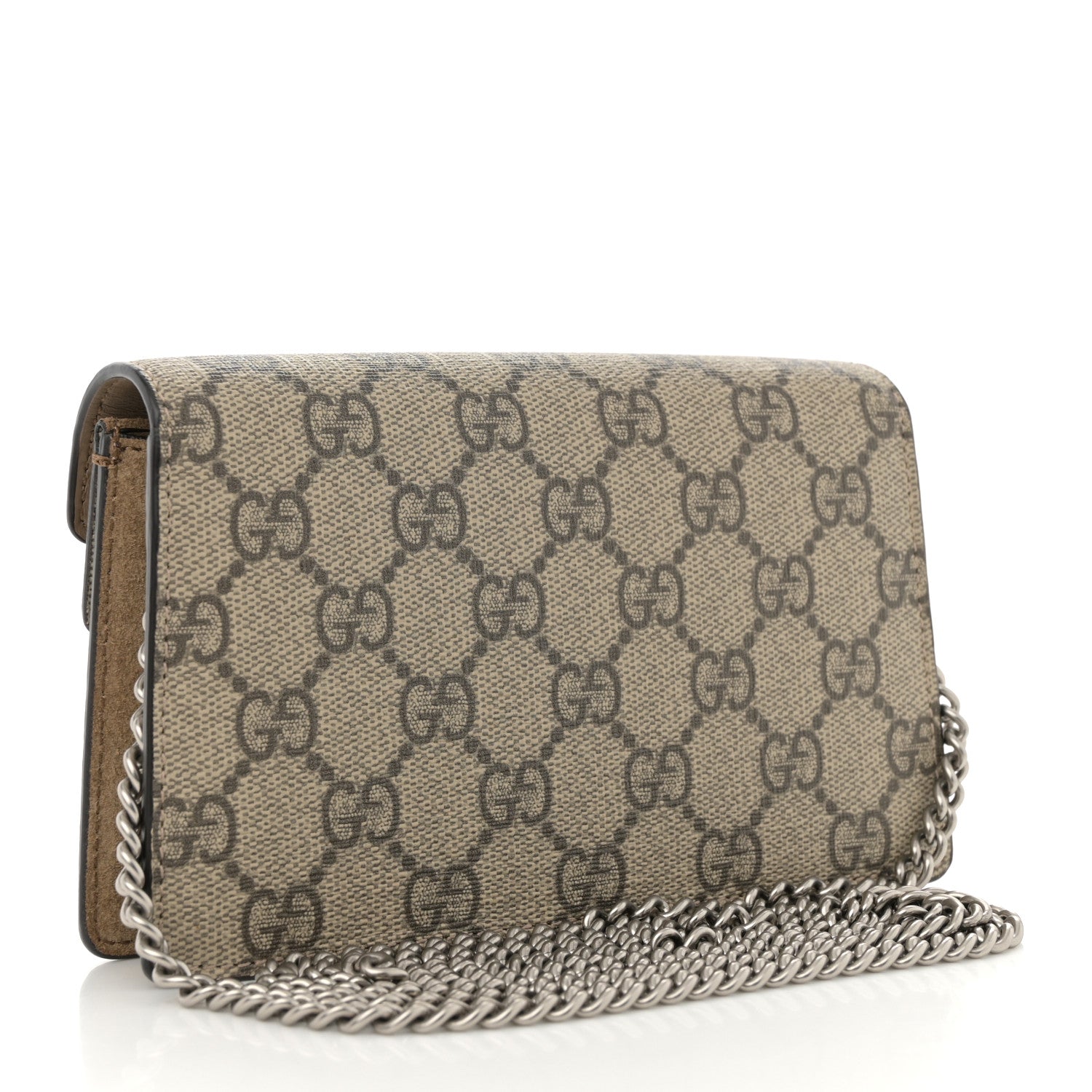 Gucci GG Supreme Monogram Super Mini Dionysus Shoulder Bag Taupe 3 of 11