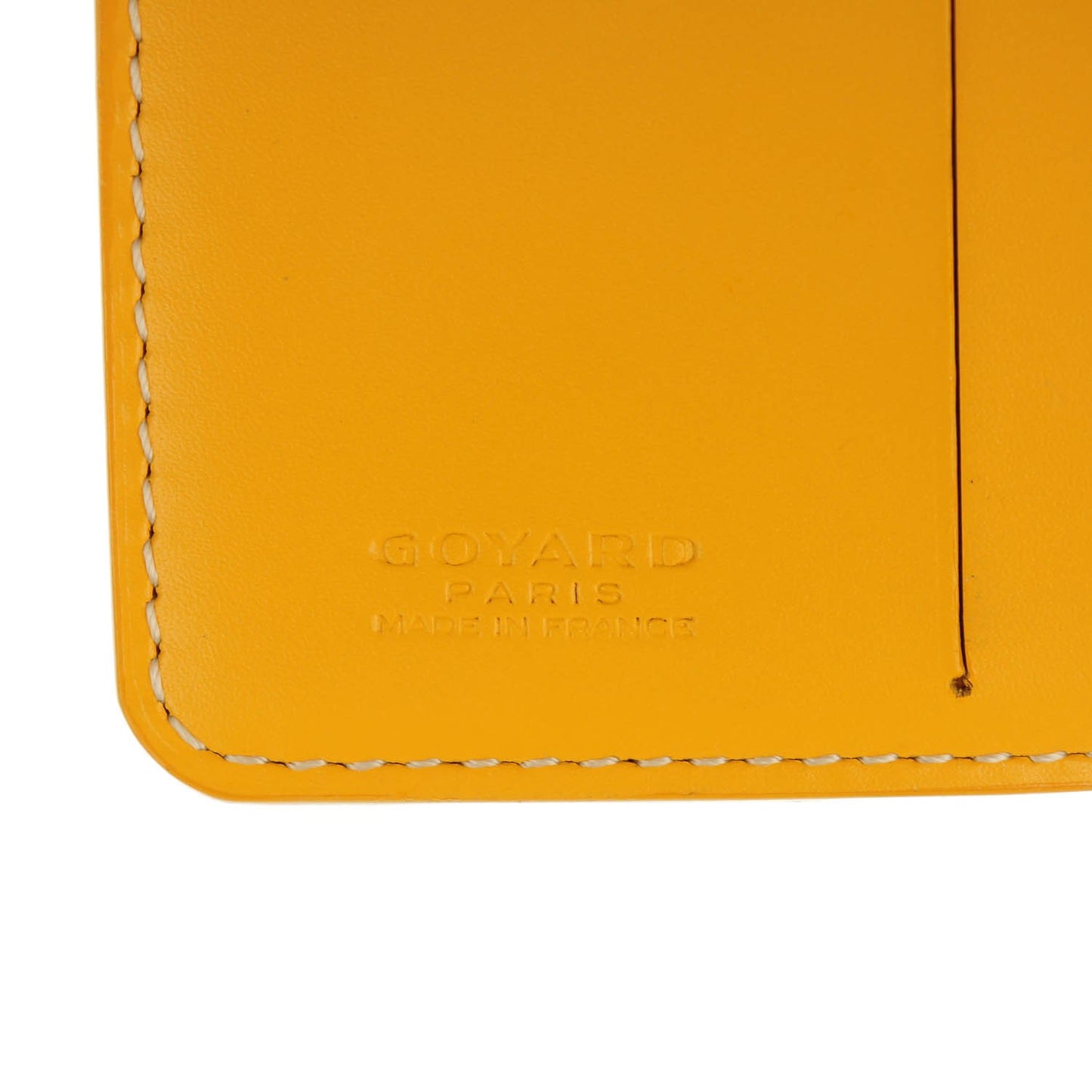 Goyardine Tuileries Wallet Yellow
