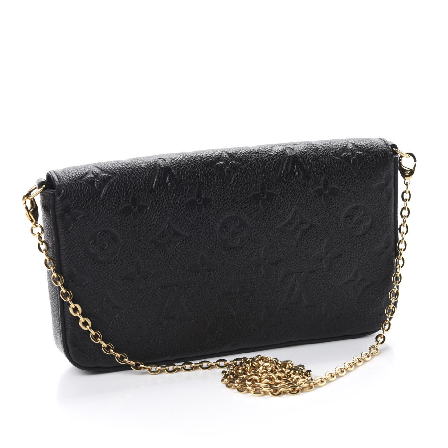 Empreinte Pochette Felicie Chain Wallet Black