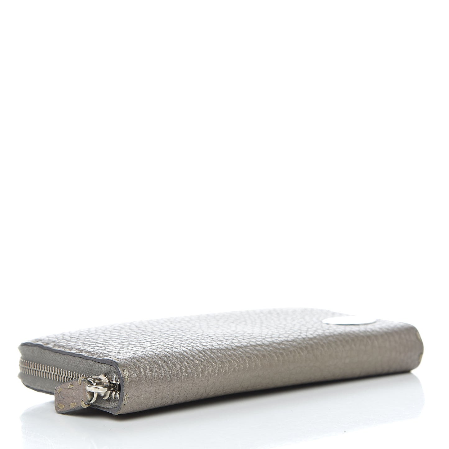 Cuoio Romano Selleria Zip Around Wallet Peltro