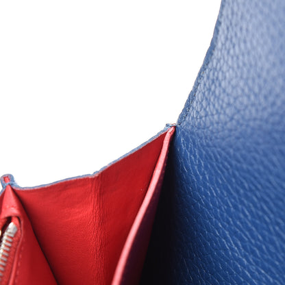 Louis Vuitton Taurillon Capucines Wallet Blue 14 of 17