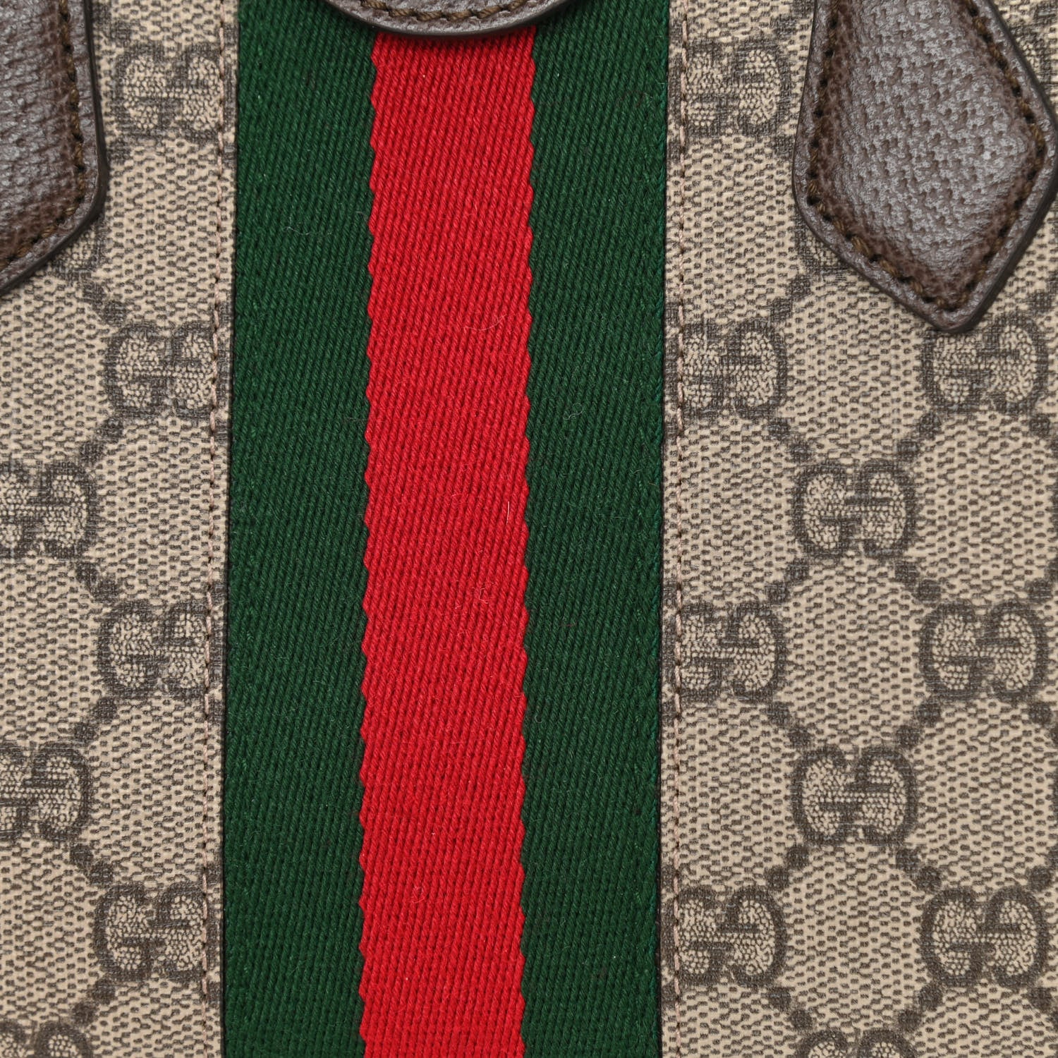 Gucci GG Supreme Monogram Small Ophidia Tote Bag Brown 12 of 14