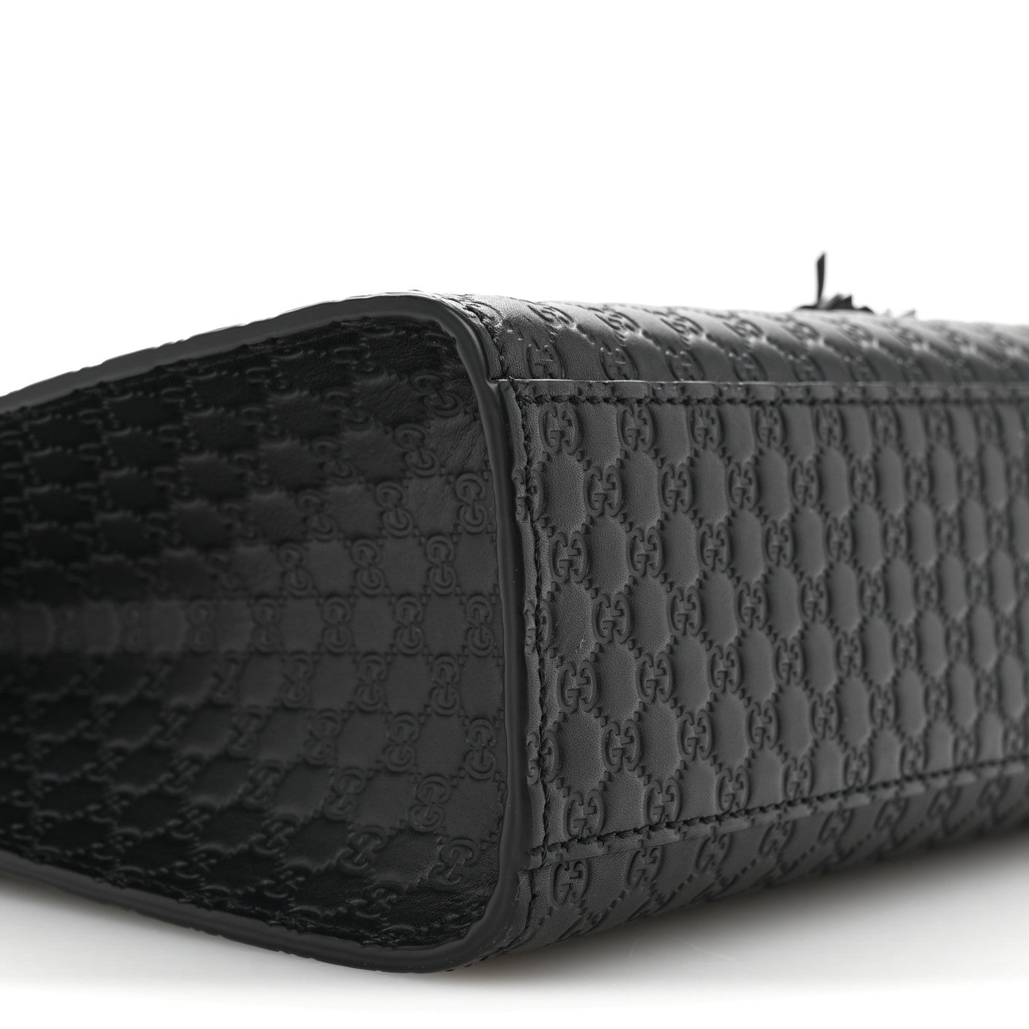 Gucci Microguccissima Medium Emily Chain Shoulder Bag Black 9 of 11