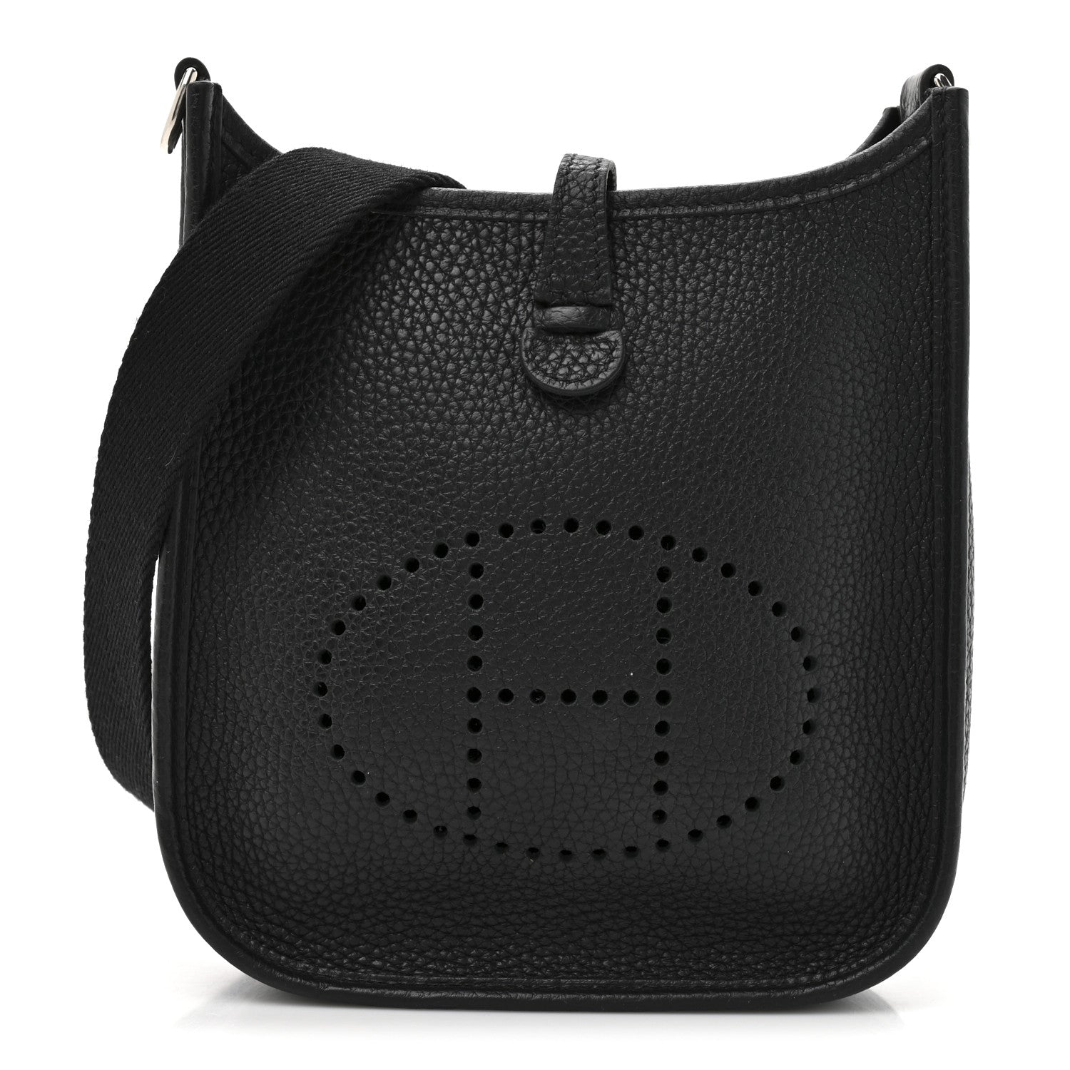 Hermes Taurillon Clemence Evelyne TPM Black 1 of 11