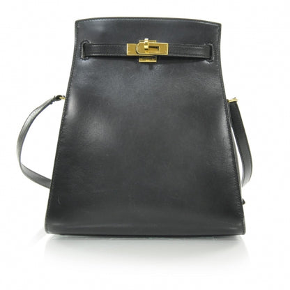 Hermes Box Calf Kelly Sport PM Black 1 of 10