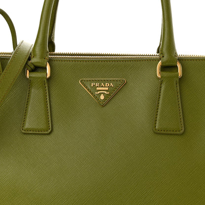 Prada Saffiano Medium Galleria Double Zip Tote Edera 5 of 10