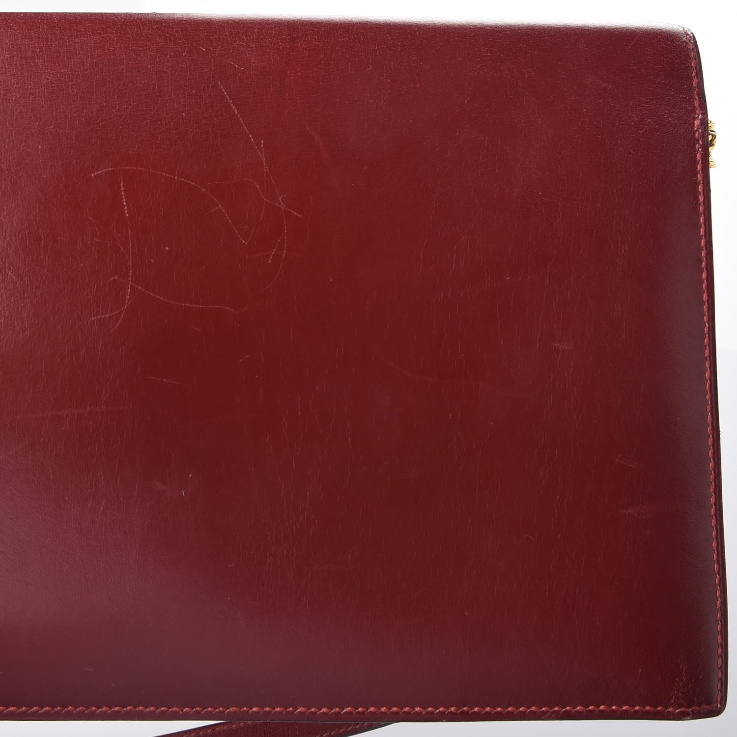 Hermes Box Lydie Clutch Rouge H 9 of 9