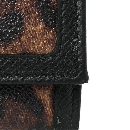Dolce & Gabbana Dauphine Leopard Print Continental Flap Wallet 11 of 13