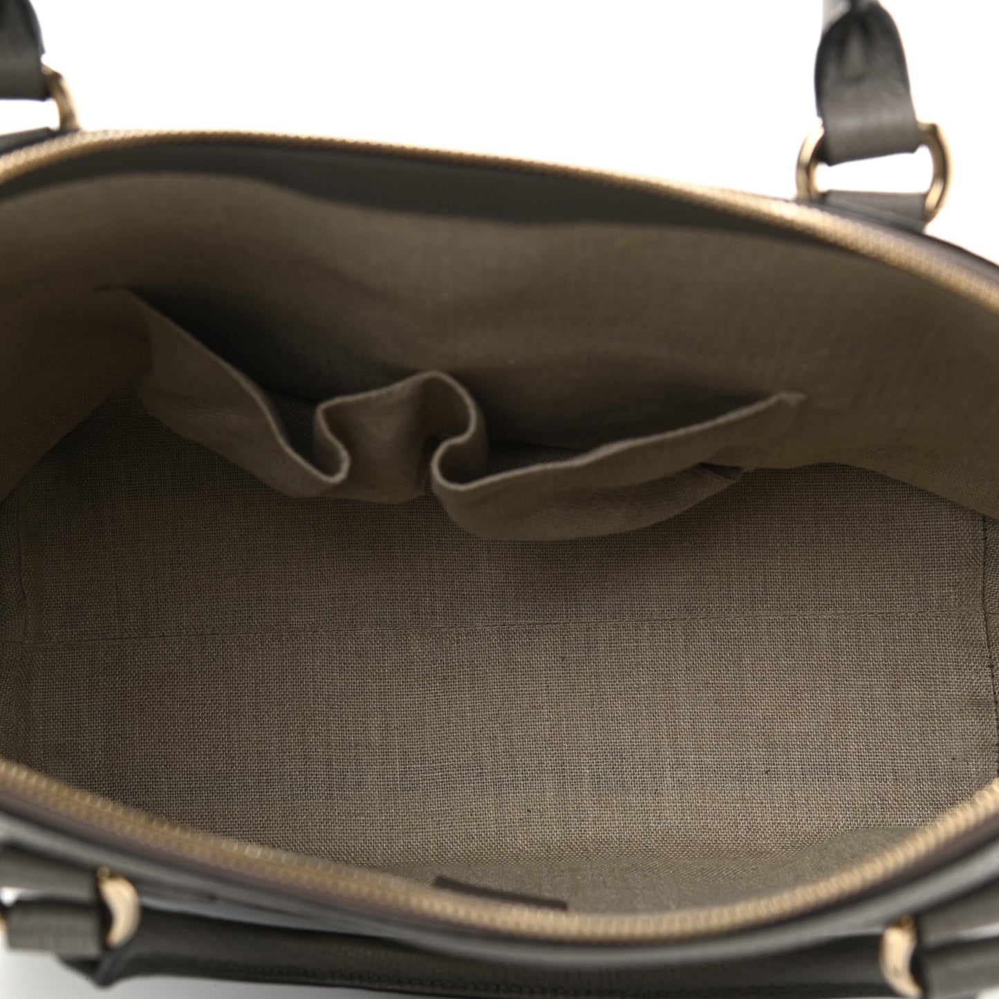 Dollar Calfskin GG Charm Dome Satchel Tote Loess