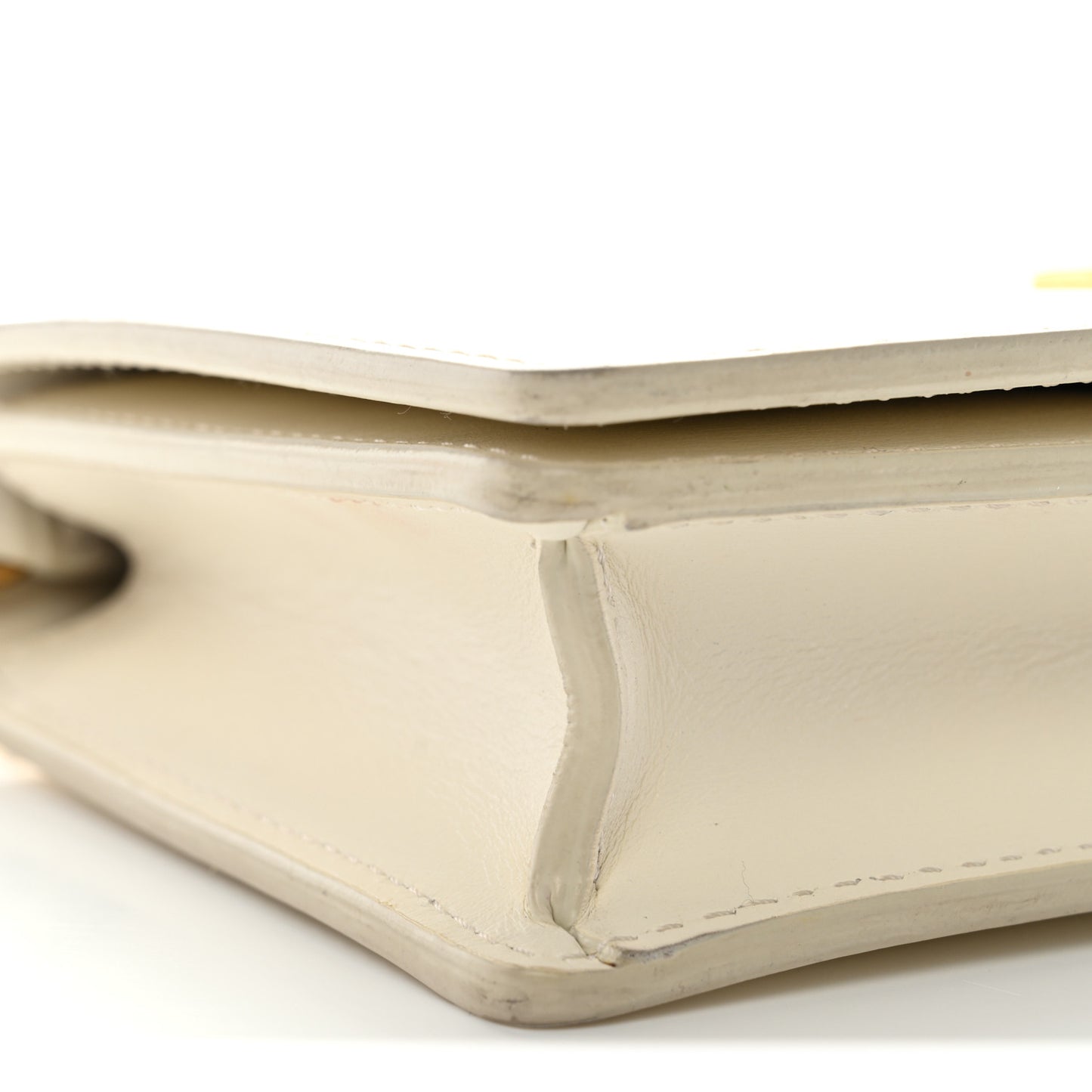 Calfskin Jitney 0.5 Cash Inside Crossbody Bag White