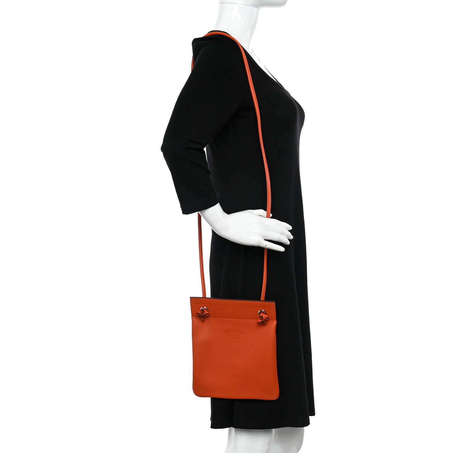 Hermes Milo Lambskin Swift Mini Aline Terre Battue 2 of 11