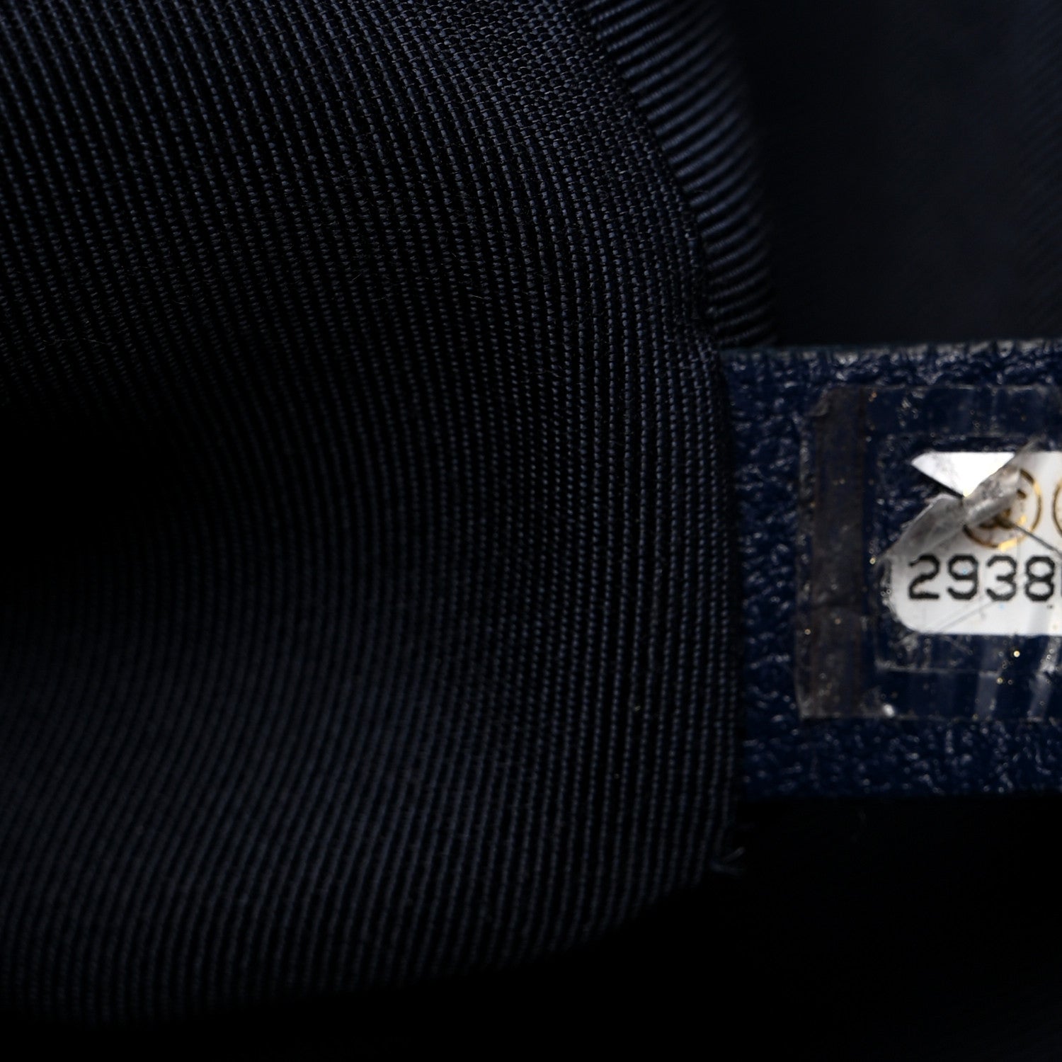 Chanel Goatskin Quilted Large Chanel 19 Flap Navy Blue 7 of 10