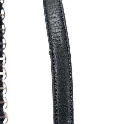 Prada Nylon Tessuto Acciaio Chain Shoulder Bag Black 22 of 23