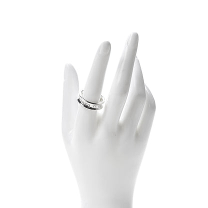 Tiffany Sterling Silver 1837 Band Ring 58 8.25 2 of 5