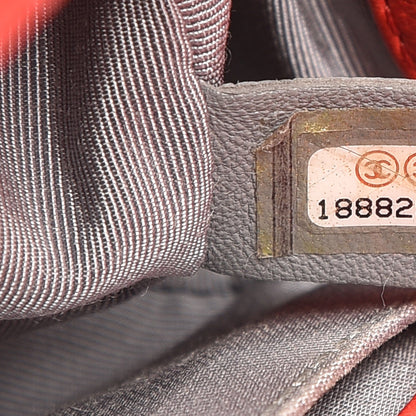 Chanel Calfskin Quilted Double Stitch Medium Boy Flap Red 7 of 12