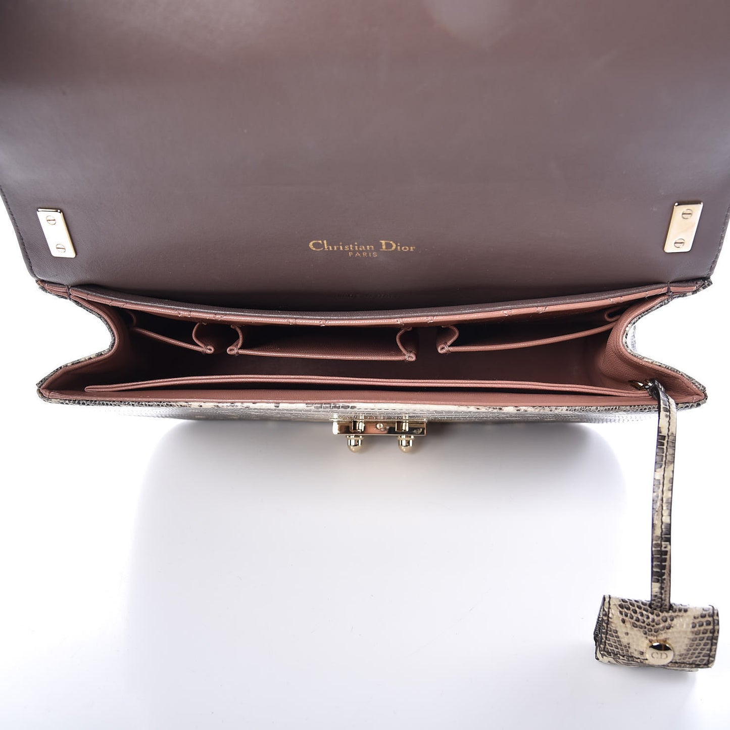Lizard Medium Miss Dior Flap
