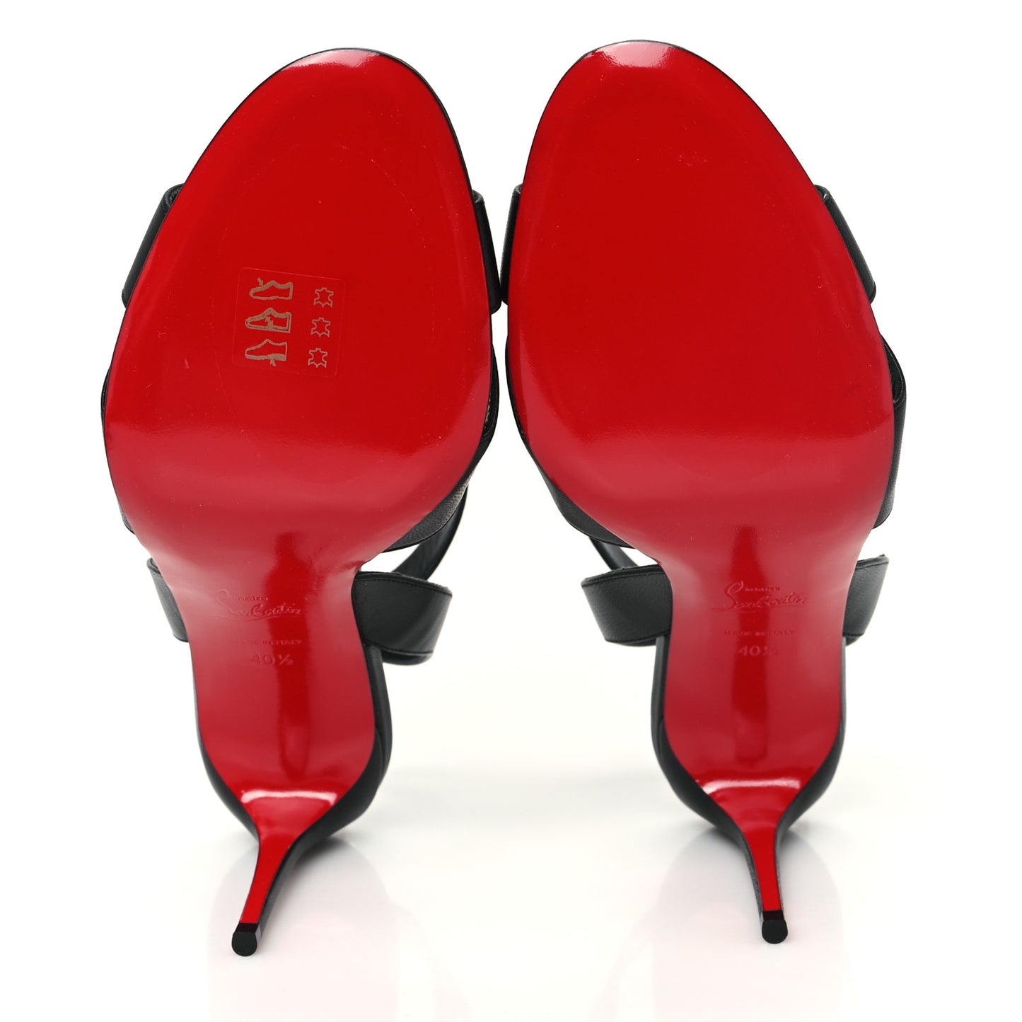 Nappa Mariza 85 Sandals 40.5 Black