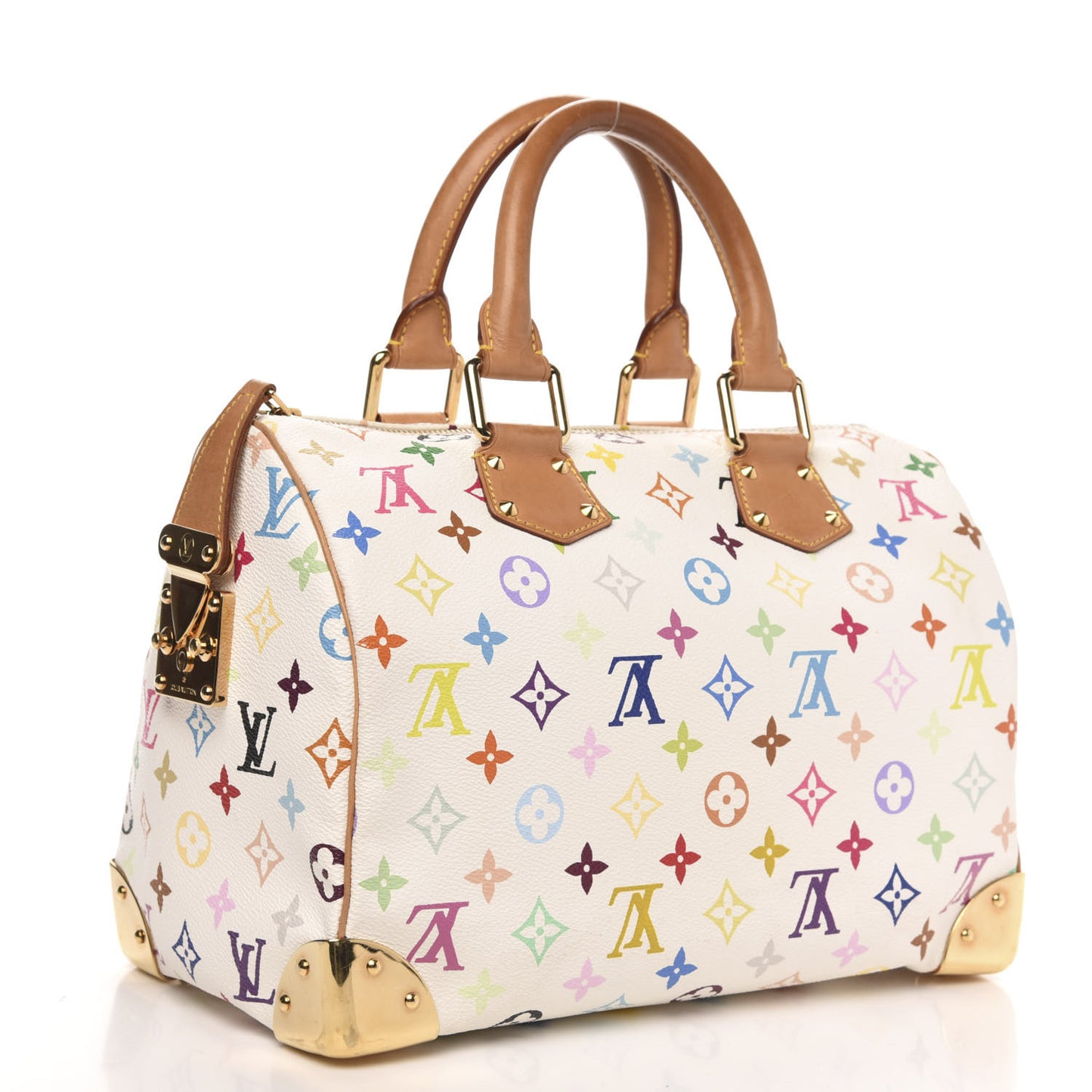 Monogram Multicolor Speedy 30 White