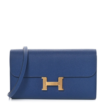 Hermes Epsom Constance Long To Go Wallet Bleu Saphir 1 of 9