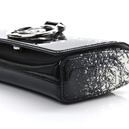 Christian Louboutin Patent Degraloubi RubyLou Clutch Snow Black 8 of 9