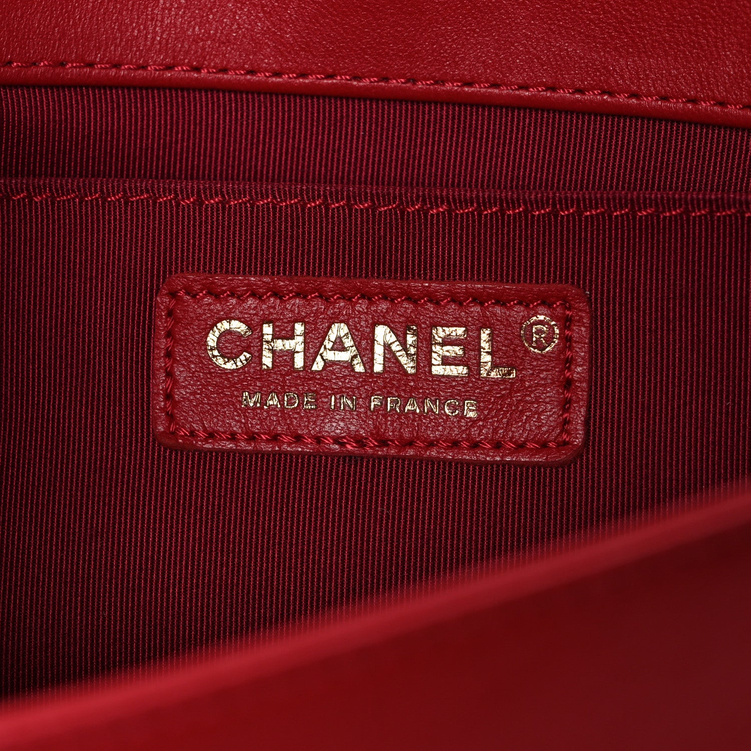 Chanel Lambskin Quilted Medium Boy Flap Red 6 of 10