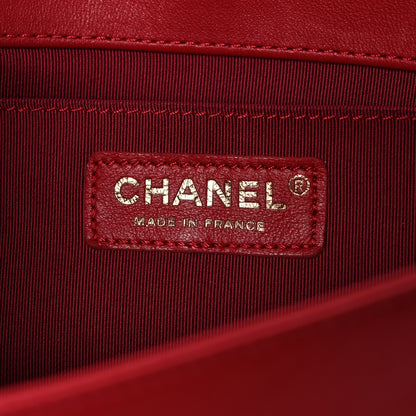 Chanel Lambskin Quilted Medium Boy Flap Red 6 of 10