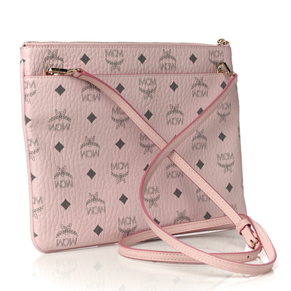 MCM Visetos Medium Crossbody Pouch Soft Pink 2 of 10