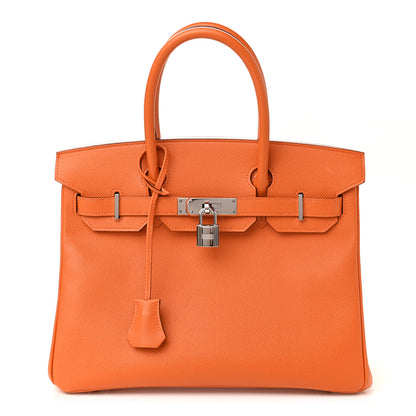 Hermes Epsom Birkin 30 Orange 1 of 11