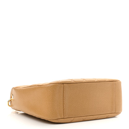Chanel Caviar Quilted Timeless CC Shoulder Bag Beige 4 of 10