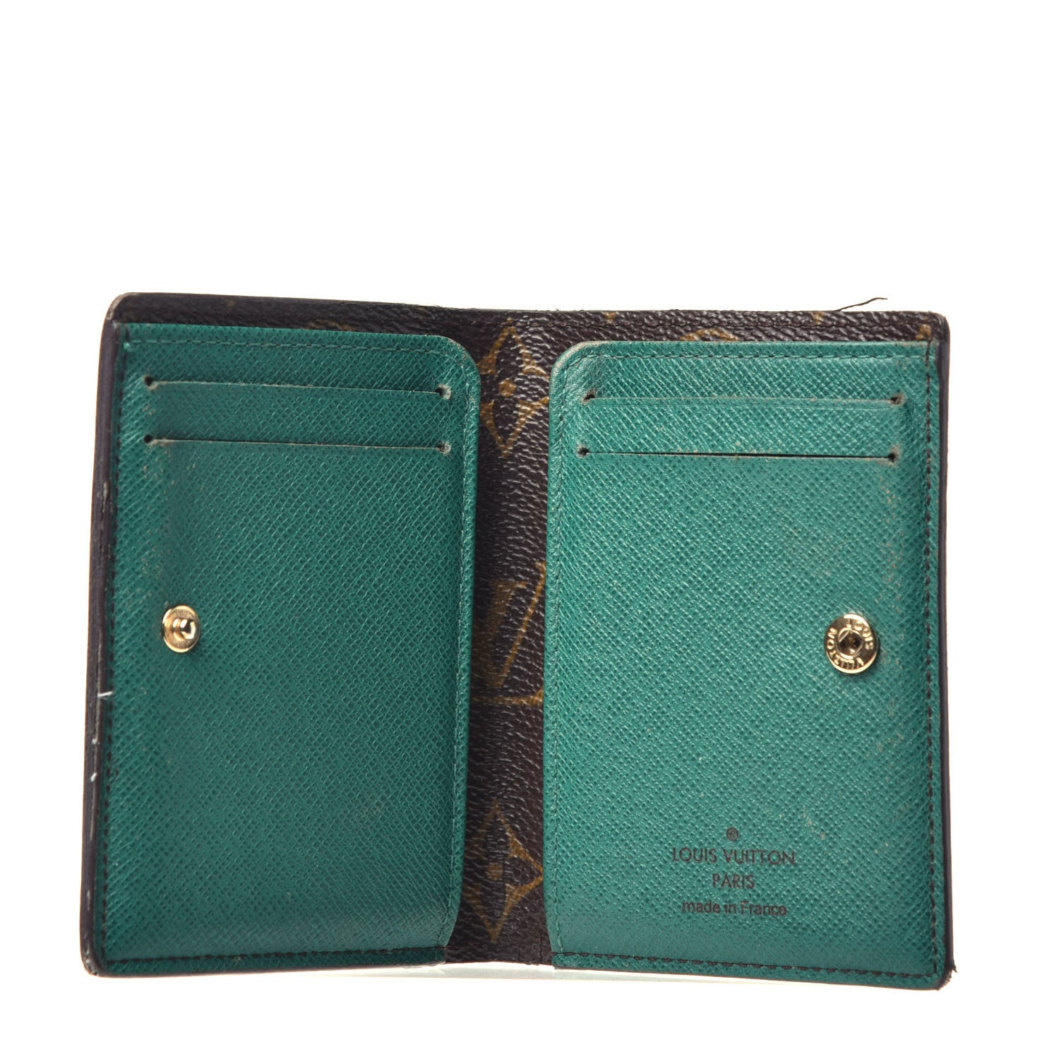 Louis Vuitton Monogram Compact Marie Wallet Vert 5 of 8