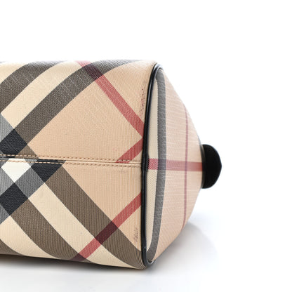 Burberry Nova Check Small Chester Bowling Bag Black 8 of 10