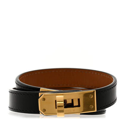 Hermes Box Kelly Double Tour Bracelet S Black 1 of 7