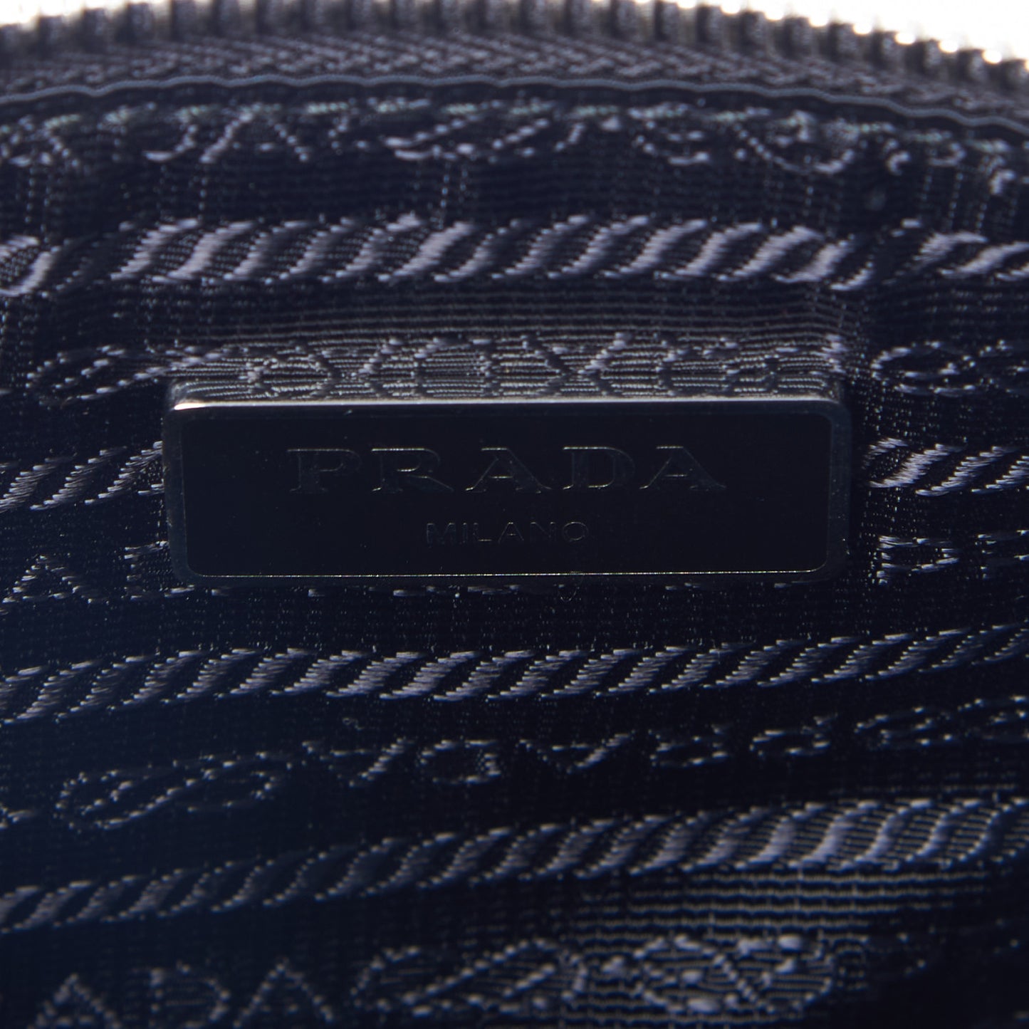 Re-Nylon Saffiano Re-Edition 2000 Double Zip Crossbody Bag Black
