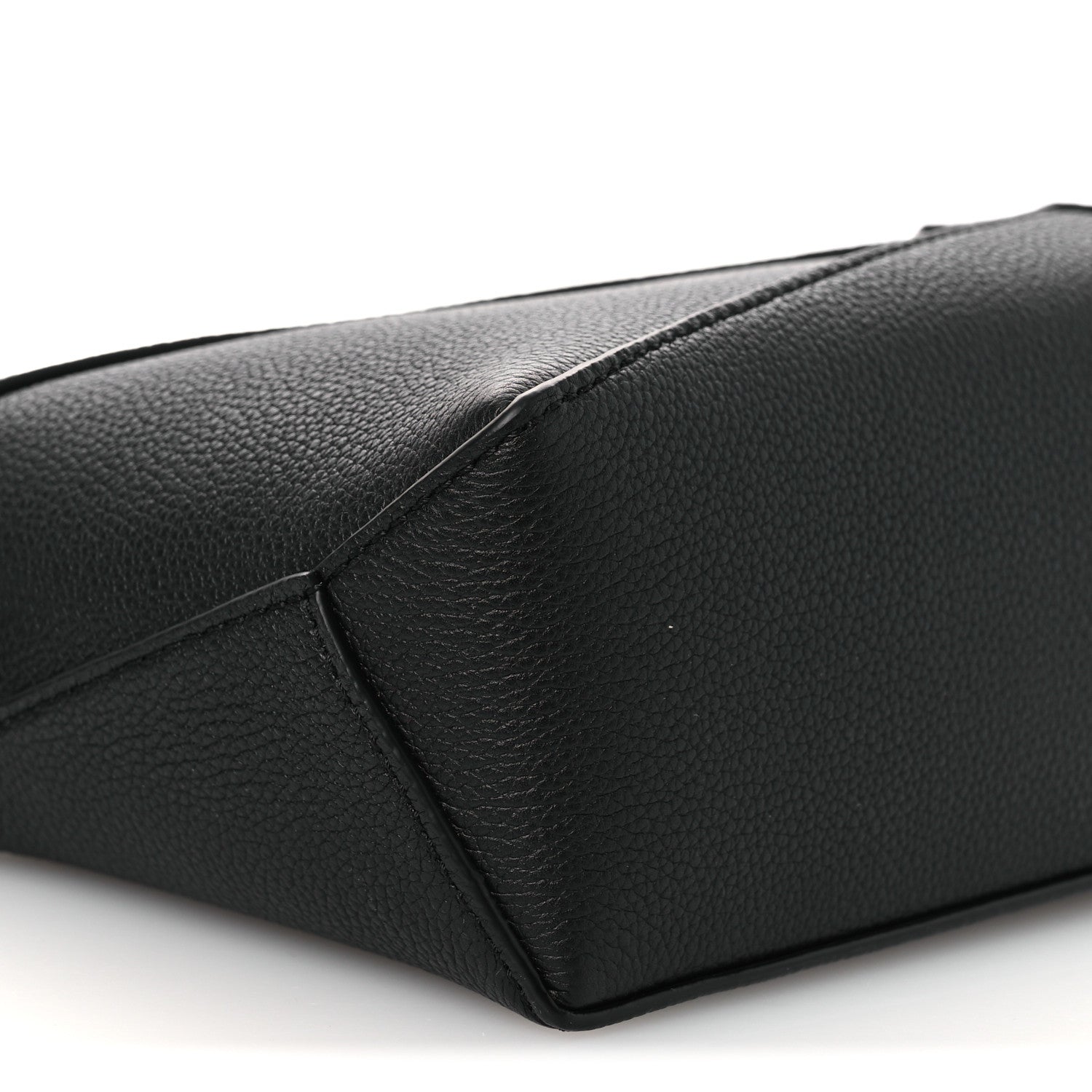Loewe Soft Grained Calfskin Mini Puzzle Edge Bag Black 8 of 9