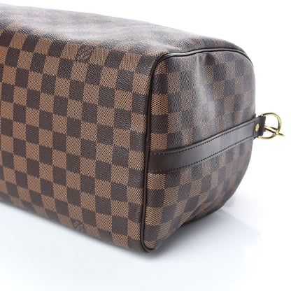 Louis Vuitton Damier Ebene Speedy Bandouliere 30 6 of 10
