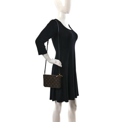 Louis Vuitton Reverse Monogram Giant Double Zip Pochette 2 of 9