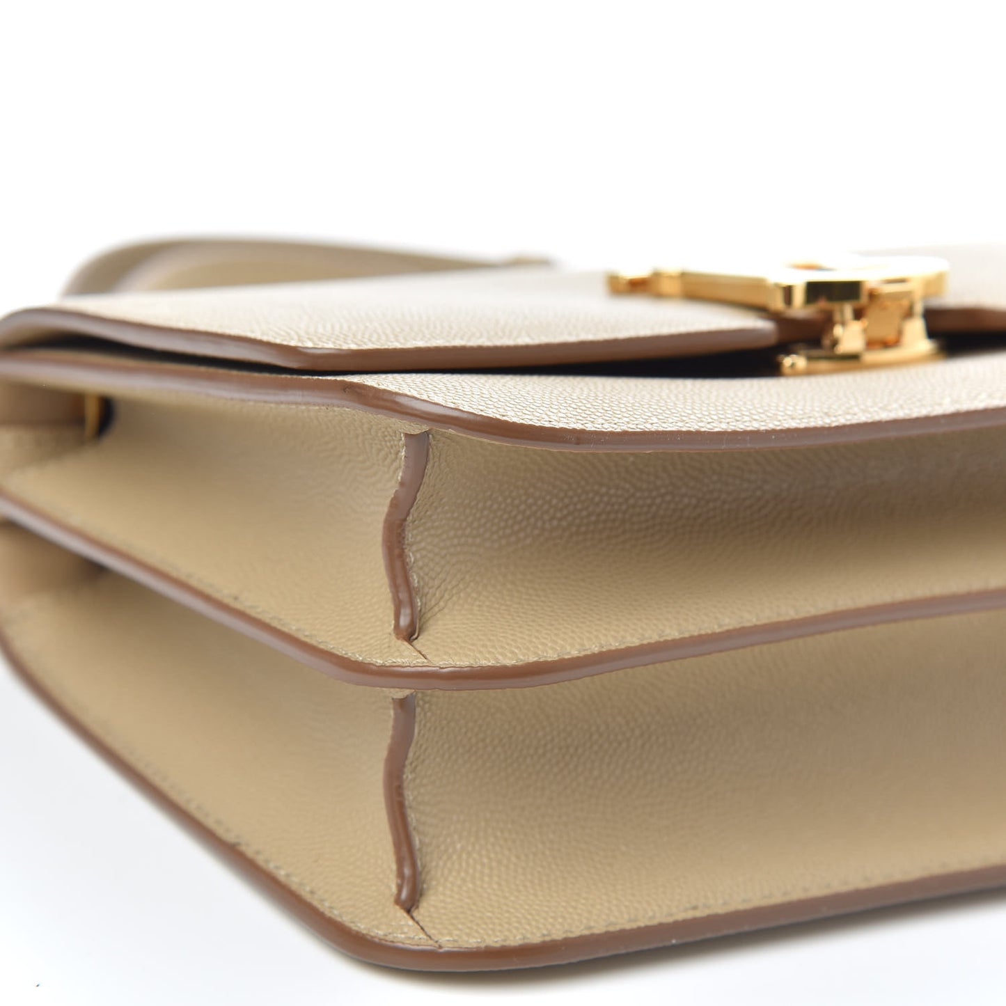 Calfskin Small TB Bag Archive Beige