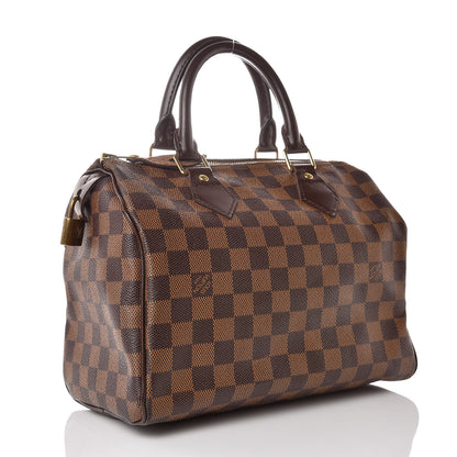 Louis Vuitton Damier Ebene Speedy 25 3 of 10